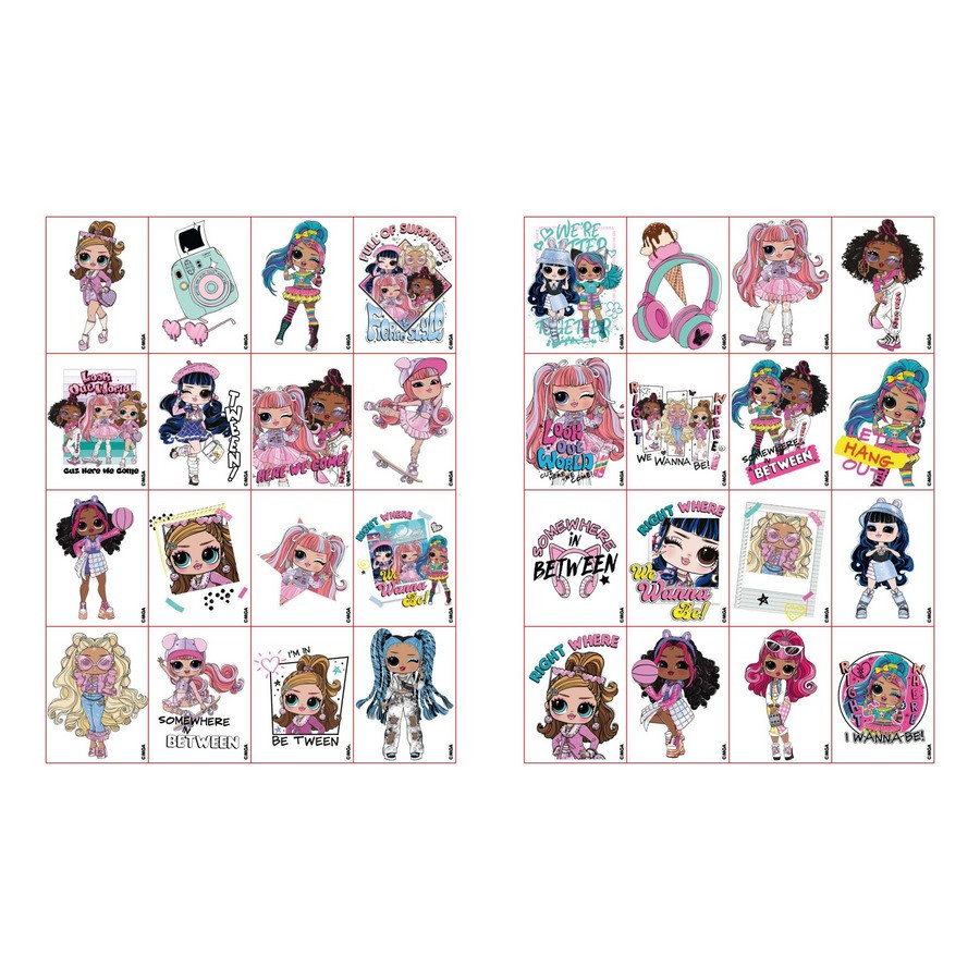 Розмальовка зі стікерами "Skate Dance 3 Tweens" LCB28, 16 сторінок — фото 3