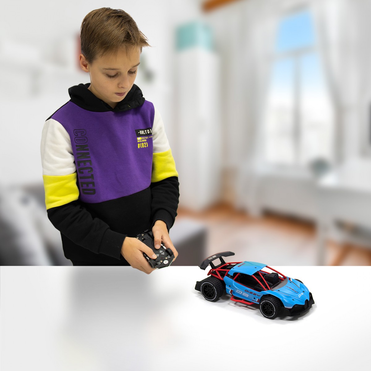 Автомобіль Gesture Sensing з р/к та з сенсорним керуванням - Dizzy (блакитний, акум.3,7V, 1:16) — фото 13