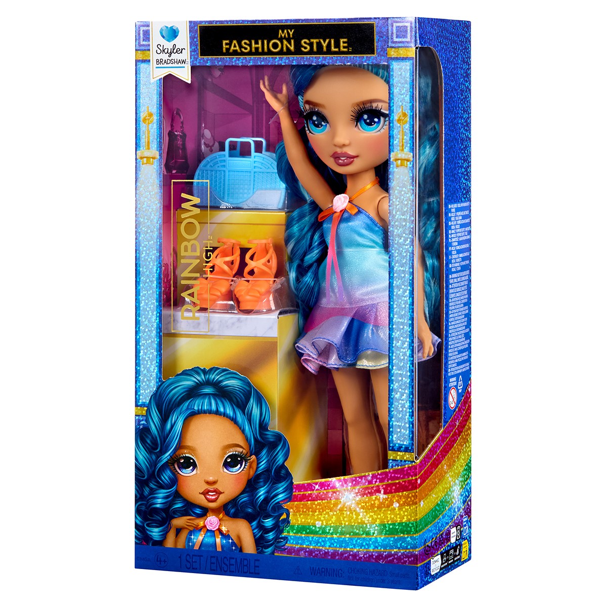 Лялька Rainbow High серії “My Fashion Style” — Скайлер (з аксес.) — фото 7