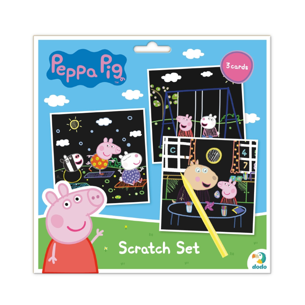 Набір гравюр Peppa Pig "Гра з друзями" Dodo 200186