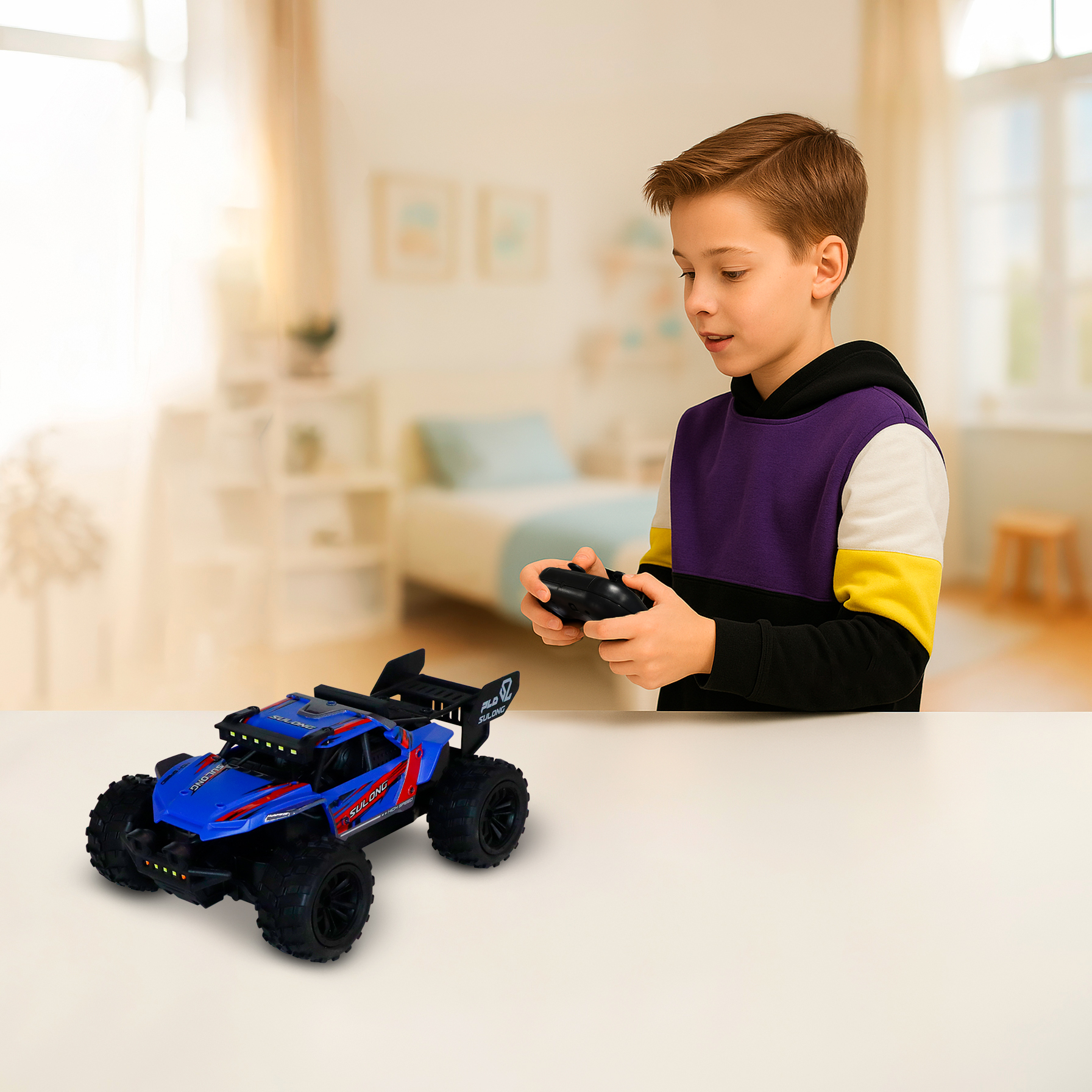 Автомобіль OFF-ROAD на р/к – HIGH Speed (синій, 1:16, 2.4 ГГц, акум. 3,7 V) — фото 3