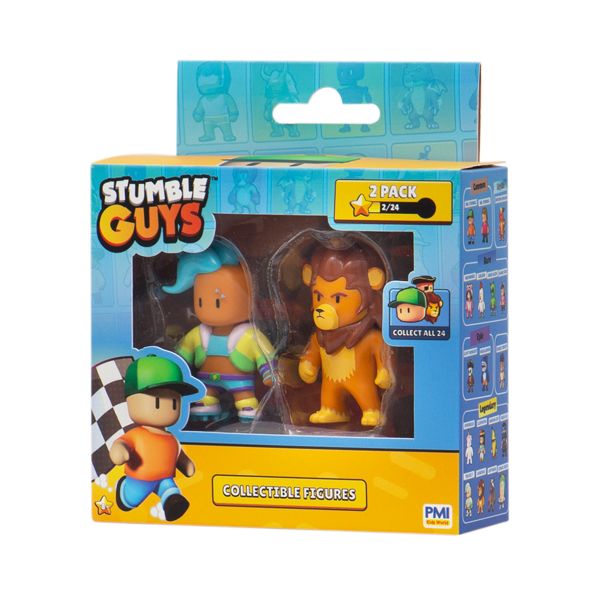 Набір колекційних фігурок Stumble Guys - Велоцит і Леонідас (2 фігурки, 6 cm)