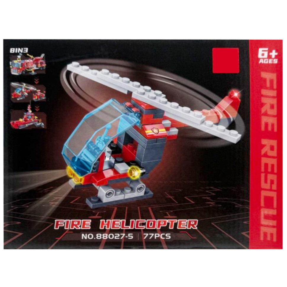 Дитячий конструктор "Fire Rescue" 88027-5, 77 деталей