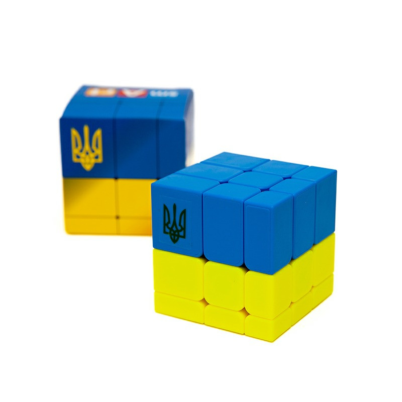Головоломка Умный кубик SCU333 "Флаг Украины" (Bicolor Bump Smart Cube "Ukraine") — фото 3