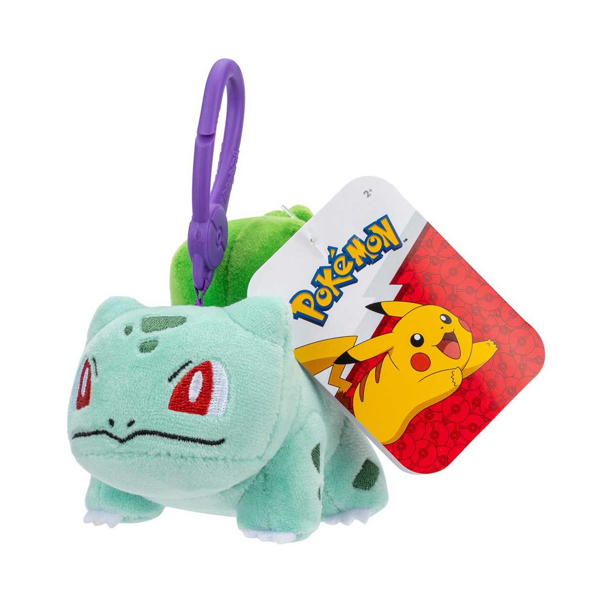 М'яка іграшка на кліпсі Pokemon - Бульбазавр W11 — фото 5