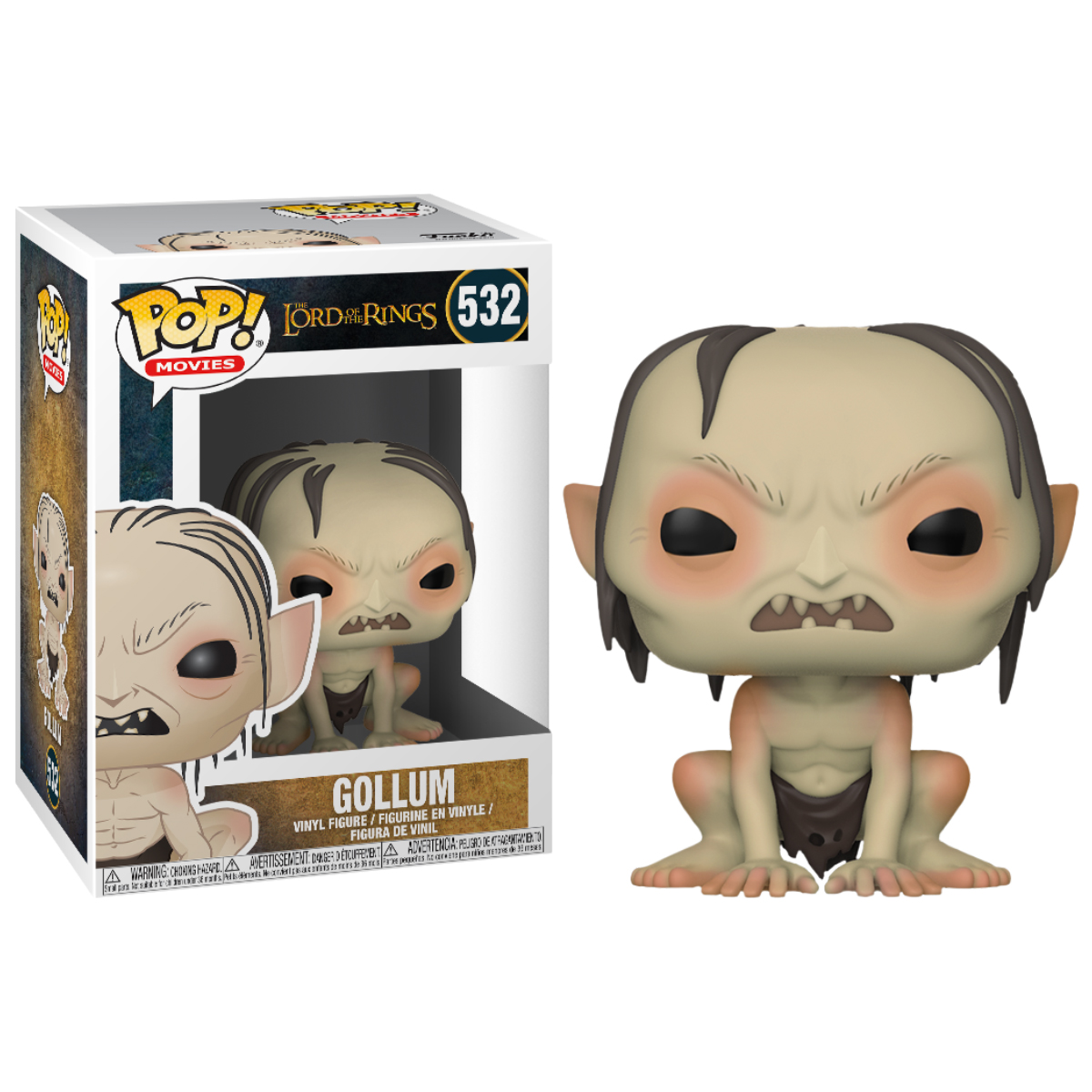 Игровая фигурка Funko POP! cерии "Lord of the Rings/Hobbit S3" Gollum w/Chase — фото 3