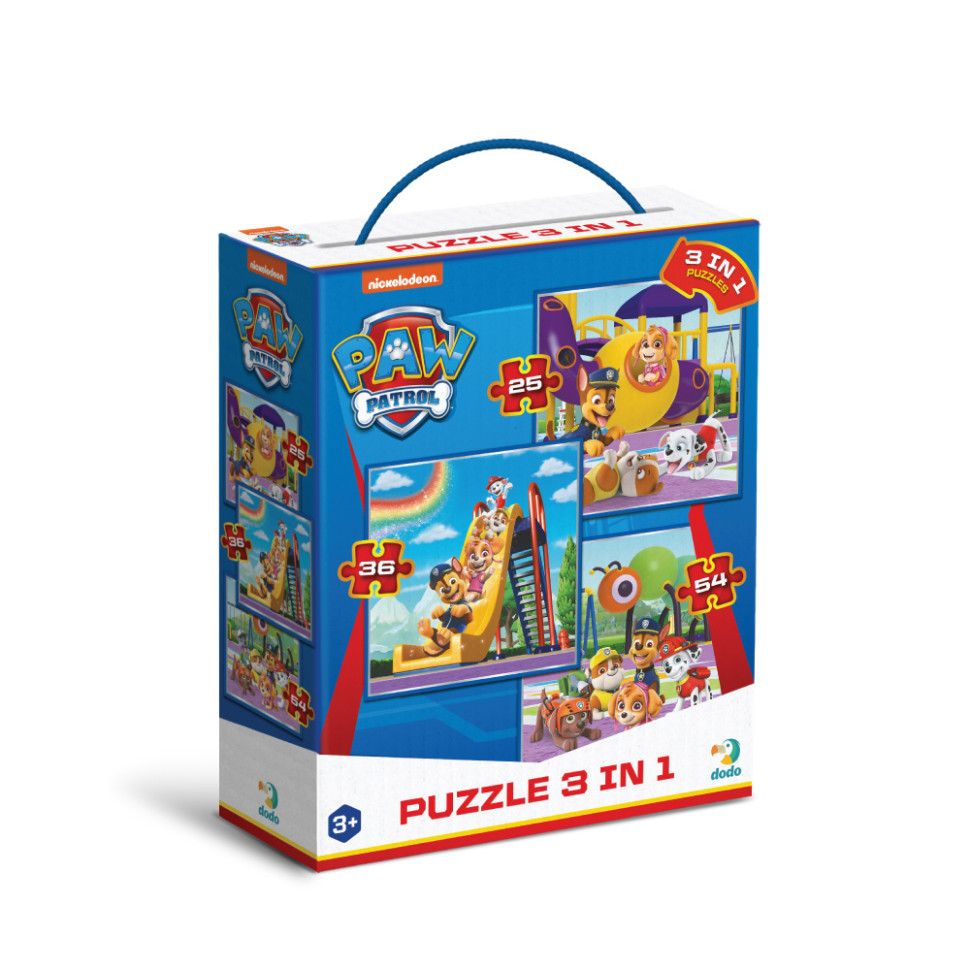 Дитячий пазл Ігровий майданчик Paw Patrol 200578, 3 в 1