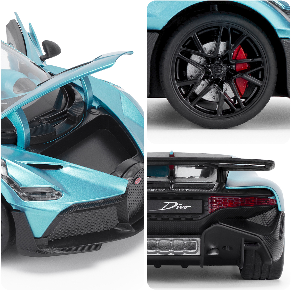 Автомодель - Bugatti DIVO (синій, 1:18) — фото 16