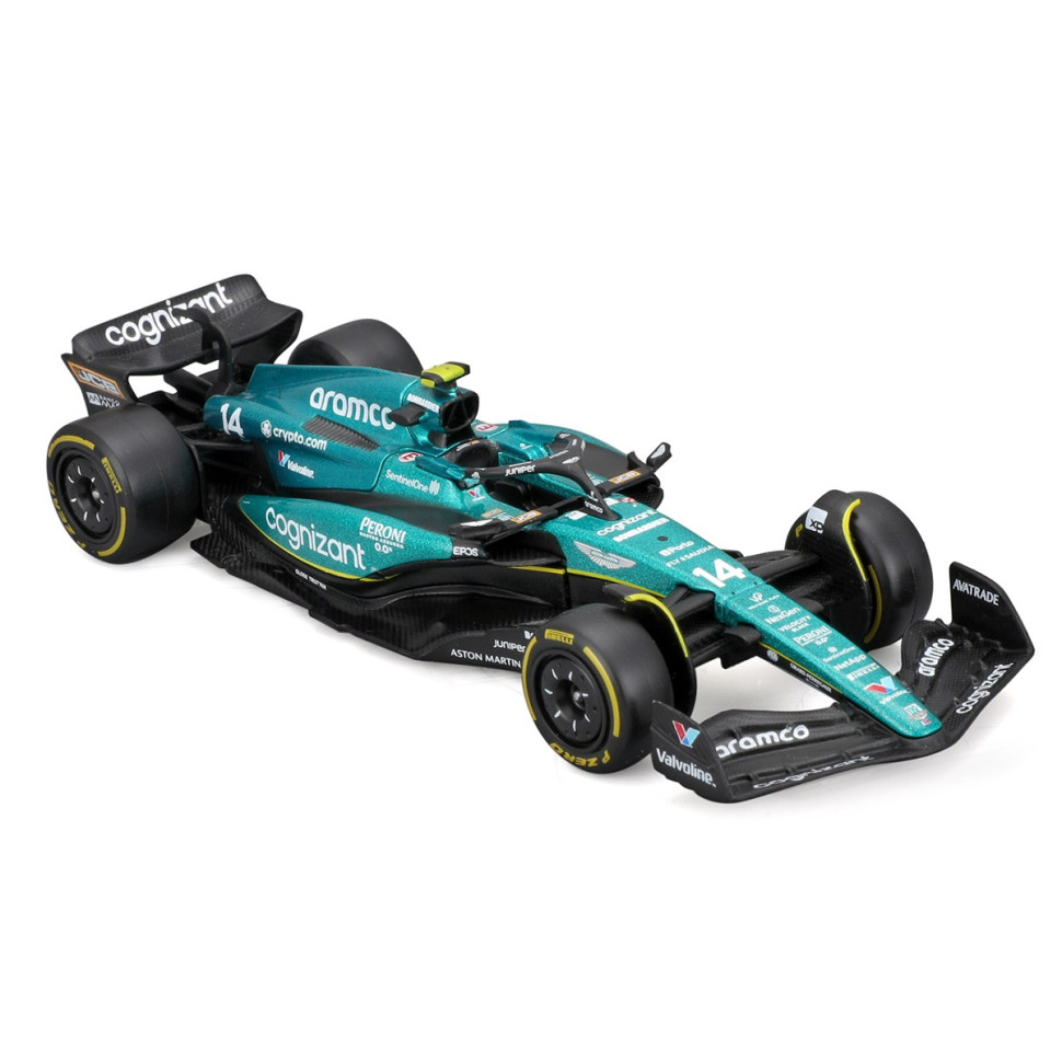 Колекційна автомодель "Aston Martin AMR23 (2023)" Bburago 18-38090, 1:43 масштаб — фото 5