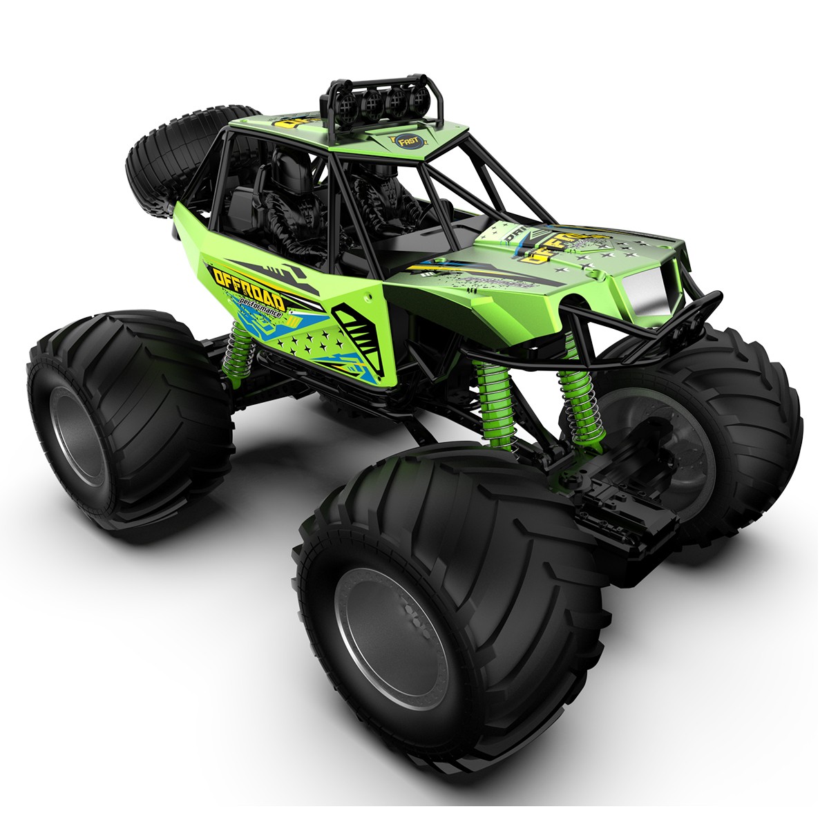 Автомобіль KS Drive на р/к - Beast Runner (2.4 GHz, акум. 7.4 V, зелений) — фото 4