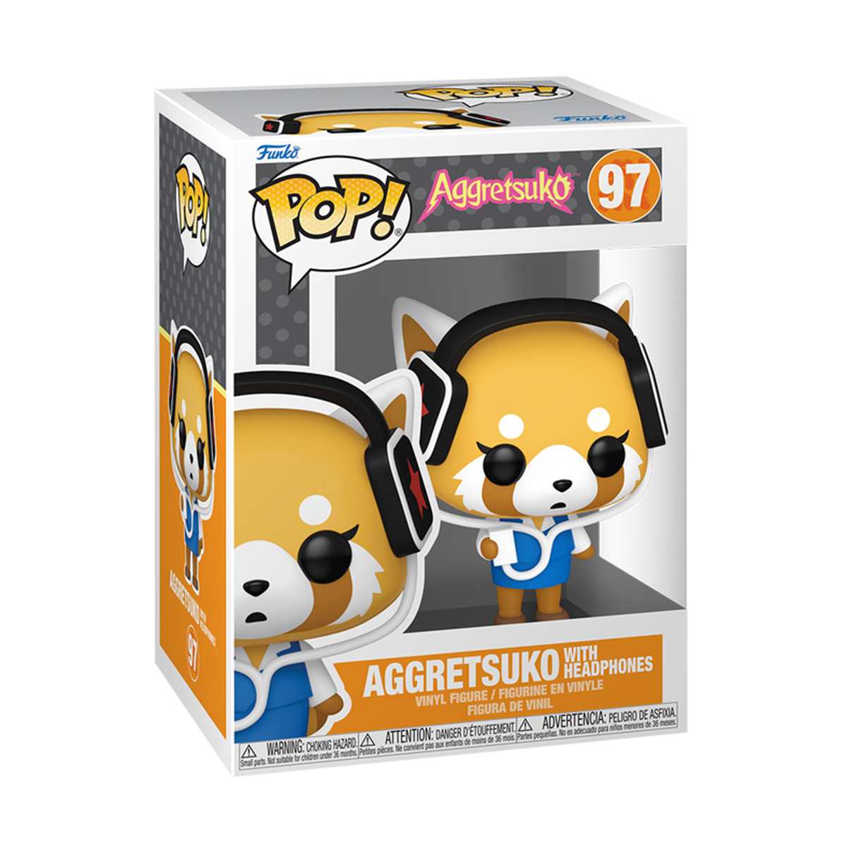 Ігрова фігурка Funko POP! серії "Sanrio" - Агресивна Рецуко в Навушниках