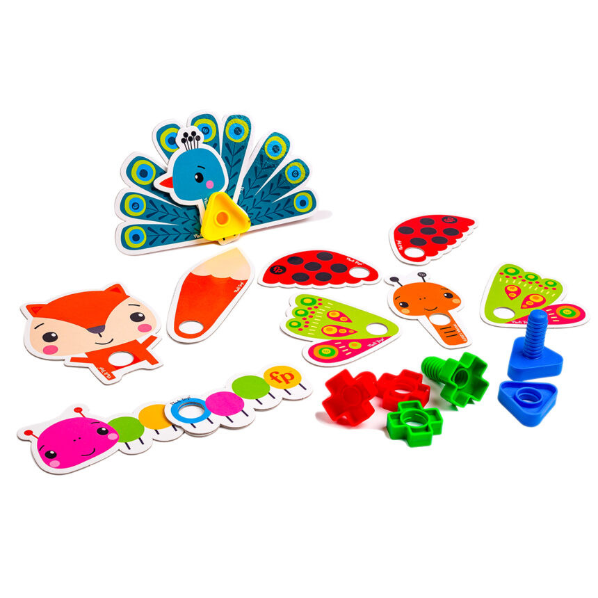 Гра-конструктор "Fisher-Price. Maxi болтики" Vladi Toys VT2905-23 Укр — фото 3