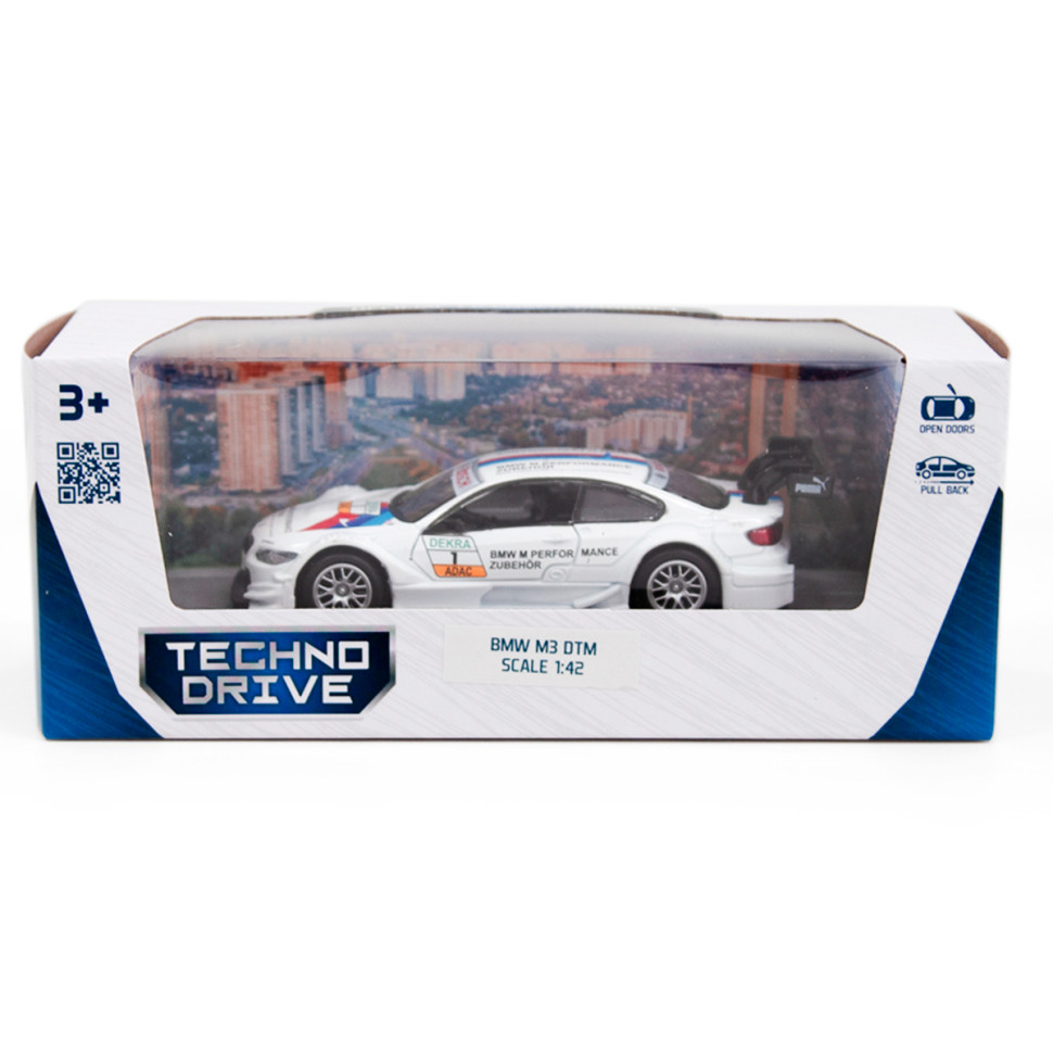 Дитяча автомодель BMW M3 DTM TechnoDrive 250256 білий — фото 11