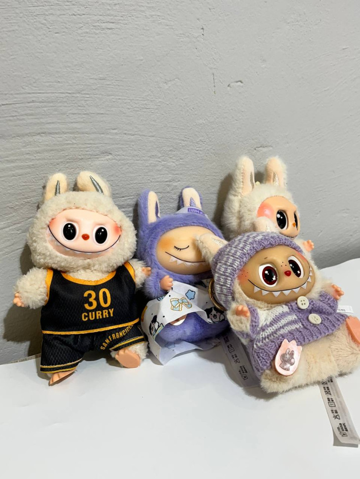 Дитяча м'яка іграшка-брелок The Monsters Labubu Labubu16 в асортименті — фото 2