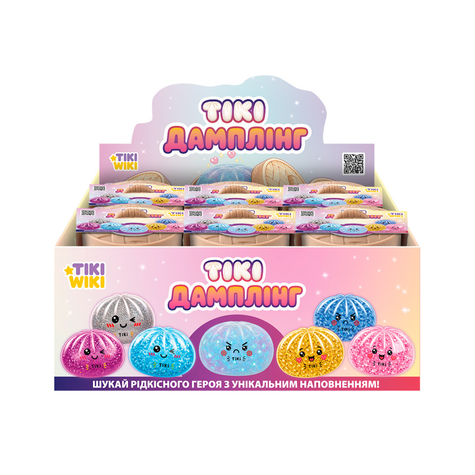 Антистресс игрушка-сквиш Тики Дамплинг Tiki Wiki JC-BS0506 габариты игрушки 8x8x5 см — фото 3