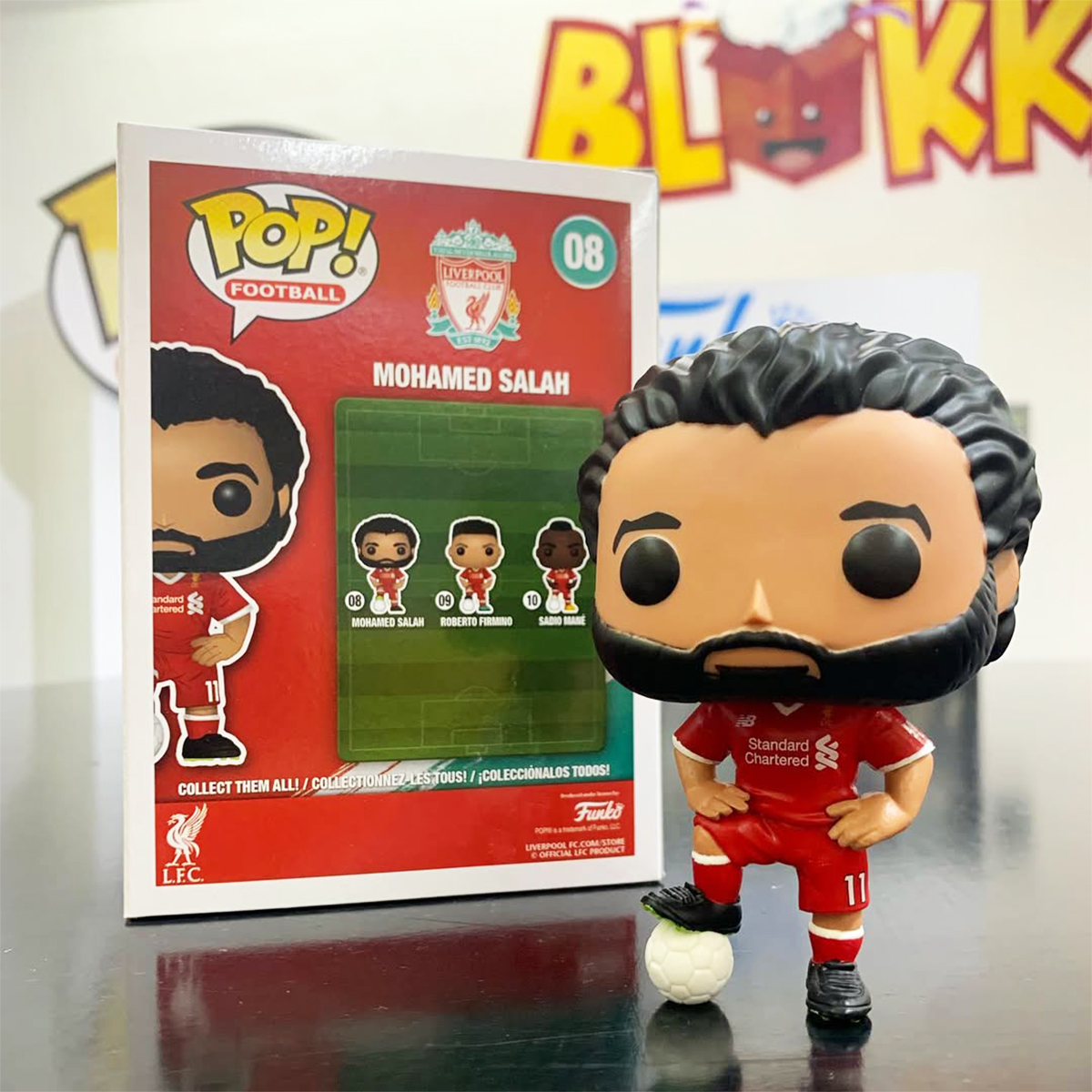 Игровая фигурка Funko POP! cерии "Футбол:Ливерпуль" - Мохамед Салах — фото 2