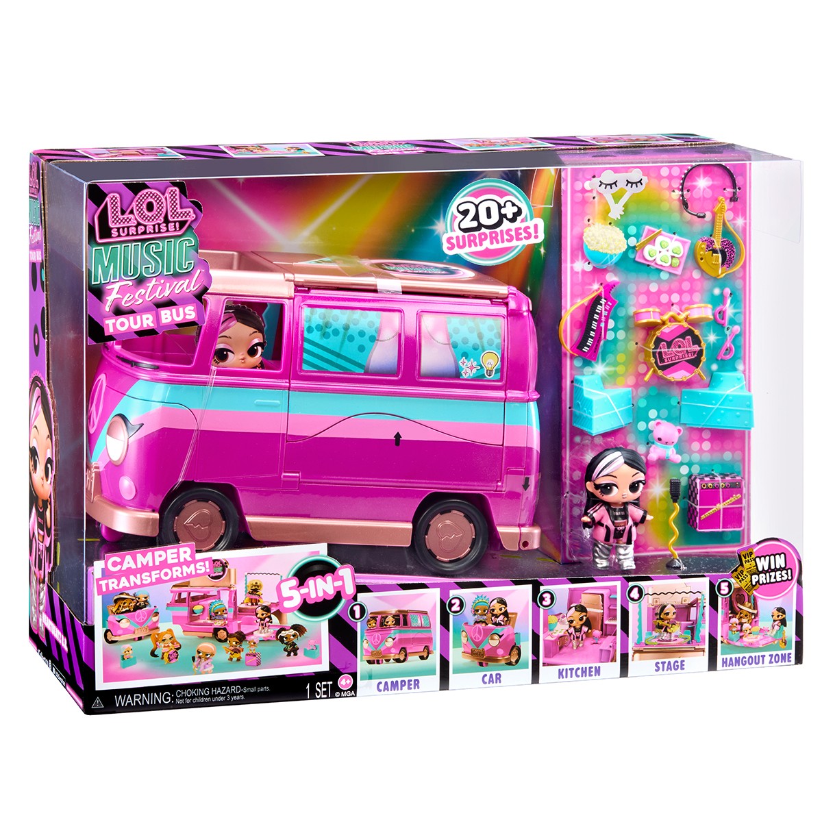 Игровой набор с куклой L.O.L. Surprise! серии "Music Festival" – Гастрольный Автобус — фото 10