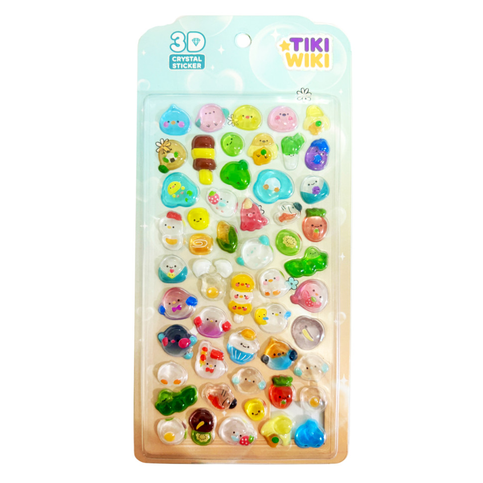 Набір 3D-наліпок "Тікі чарівність" Tiki Wiki 25ESE009-05 серії Crystal
