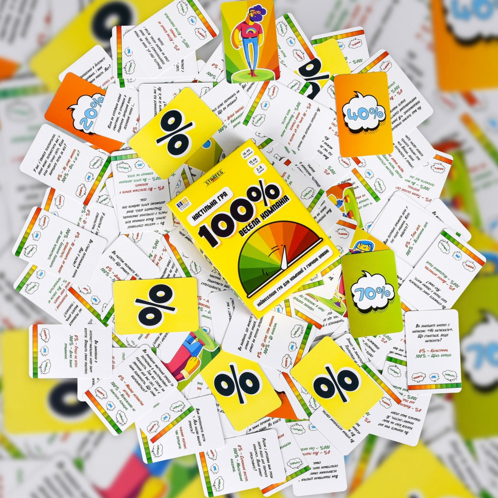 Настольная игра "Веселая компания 100%" 30949, 110 карточек — фото 11