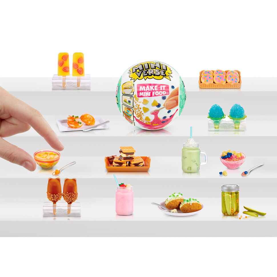 Ігровий набір для творчості "Створи кафе" MGA's Miniverse 505396 серії "Mini Food 3" — фото 17