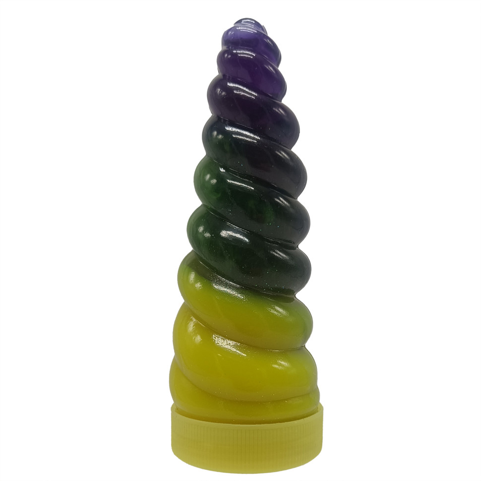 В'язка маса "Unicorn Slime" UNS-02-01U, густий лизун Yellow-Violet