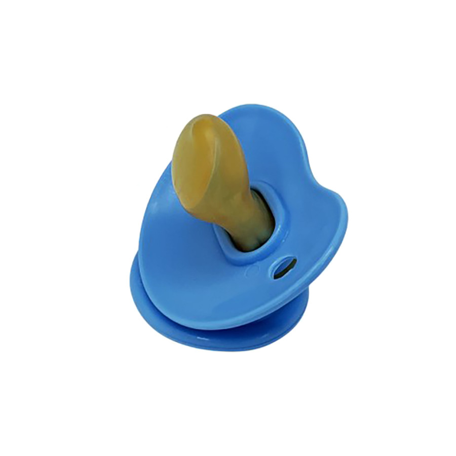 Дитяча пустушка латексна Mega Zayka MGZ-0550(Blue) від 6 місяців