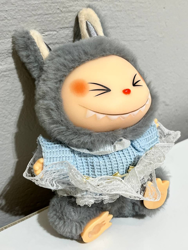 Дитяча м'яка іграшка-брелок The Monsters Labubu Labubu15 в асортименті — фото 5