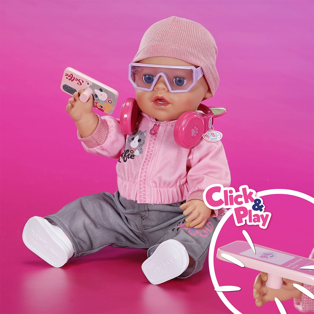 Набор одежды и аксессуаров для куклы BABY born – Крутая Девочка — фото 4