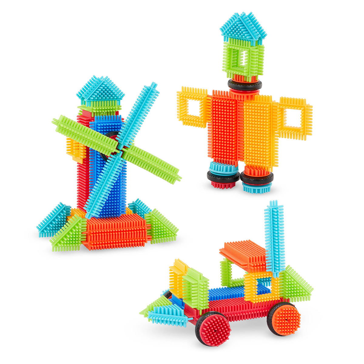 Конструктор серії Bristle Blocks - Будівельник (36 деталей, у коробці)