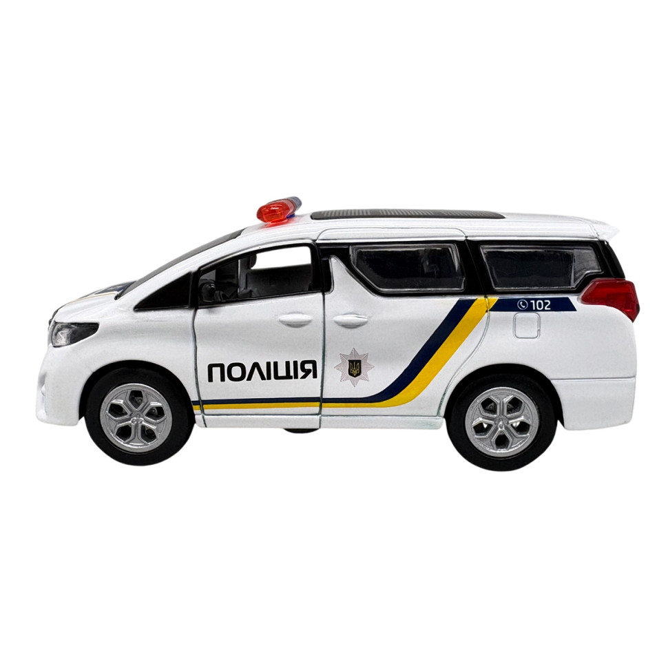 Автомодель дитяча Toyota Alphard "Поліція" TechnoDrive KM260417P, масштаб 1:40 — фото 2