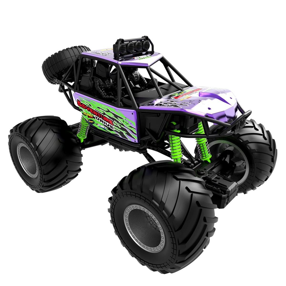 Автомобіль KS Drive на р/к - Beast Runner (2.4 GHz, акум. 7.4 V, бузковий) — фото 4