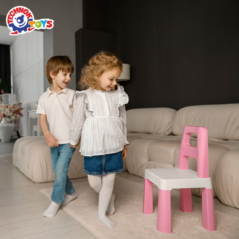 Дитячий стілець "Kids Chair" 0167TXK рожевий, до 75 кг — фото 9