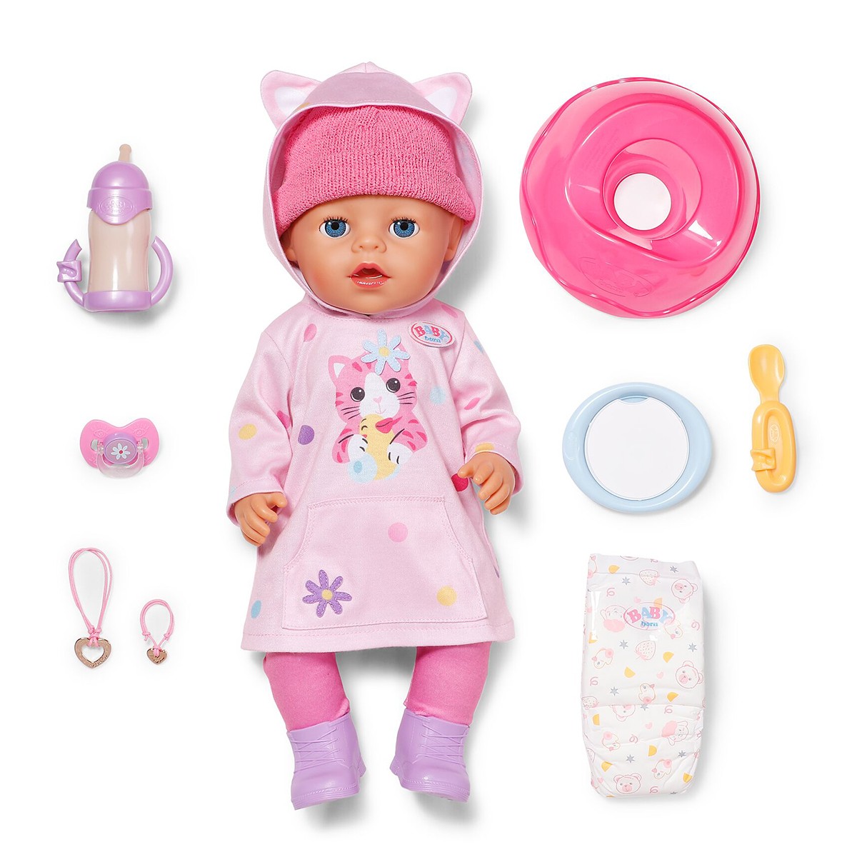 Лялька BABY born серії "Click & Play" – Емма в Костюмі з Вушками (43 см, з аксес.) — фото 2