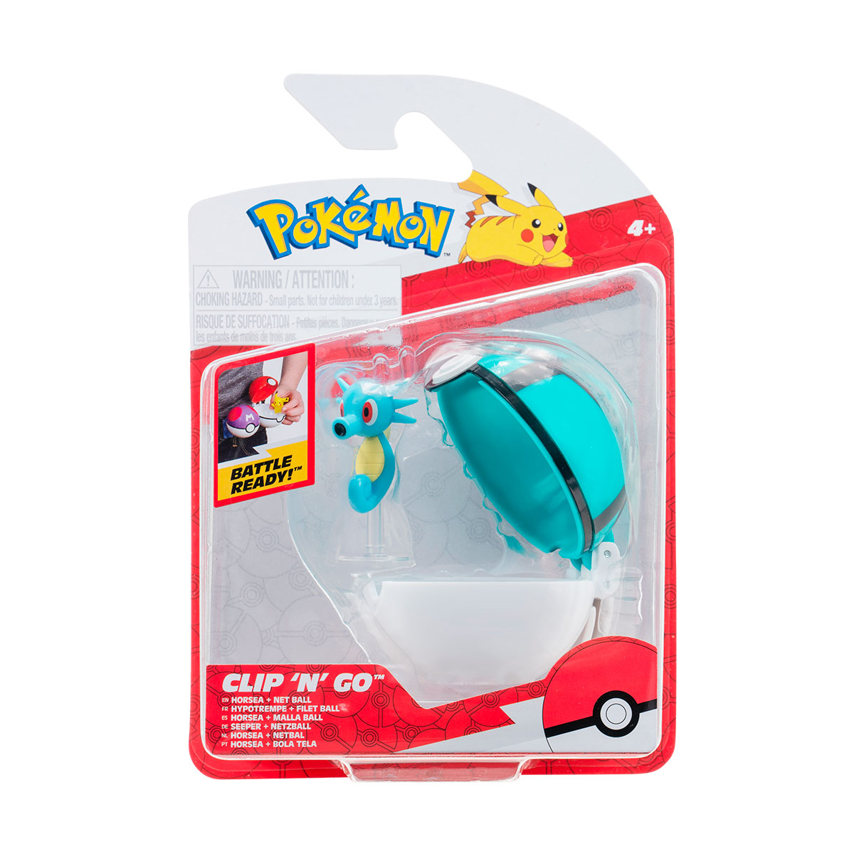 Ігровий набір Pokemon W16 - Хорсі в Покеболі (ігрова фігурка, покебол)