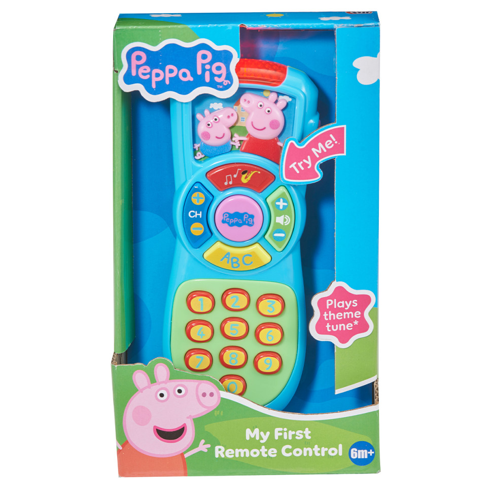Розвиваюча іграшка "Мій перший пульт" Peppa Pig 1500025, 3 мелодії, 2 звуки
