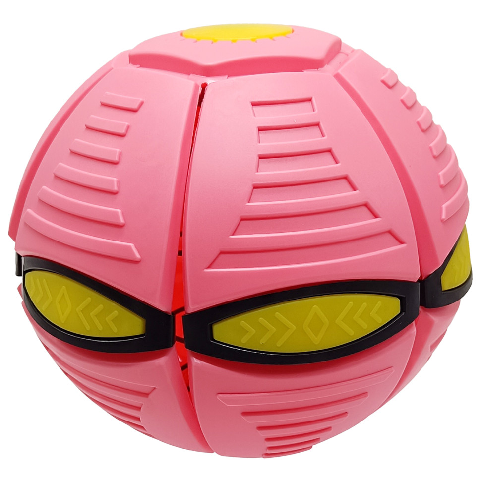 Летючий трансформерний м'яч 1002-3(Pink) світиться — фото 3