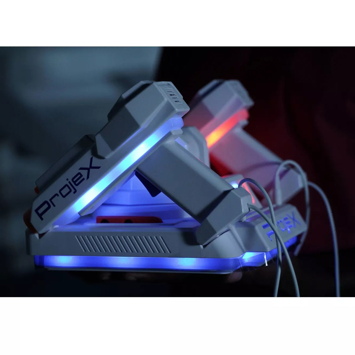 Ігровий набір для лазерних боїв - Проектор Laser X Animated (2 ігр. бластери, 3 слайда-цілі) — фото 5