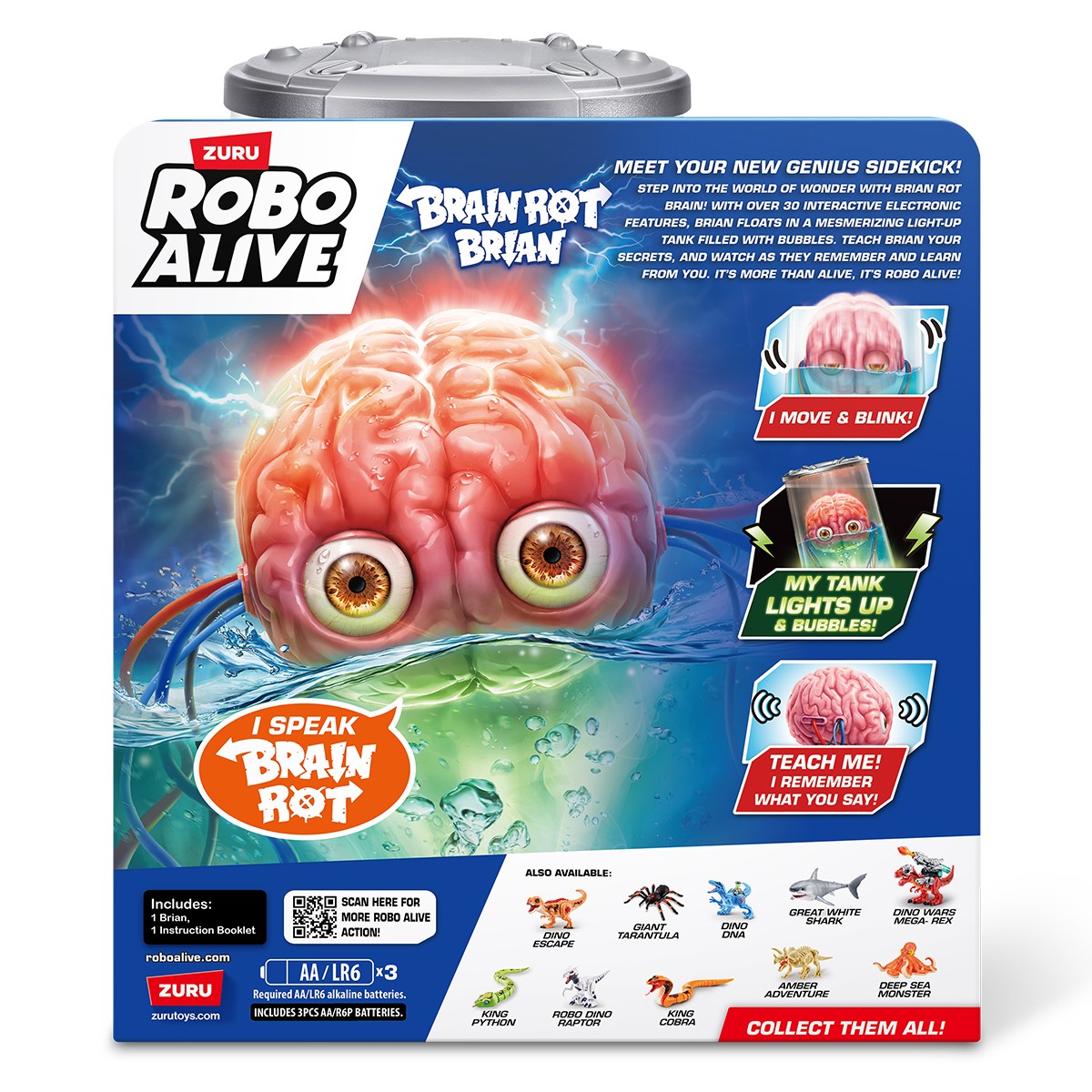 Інтерактивна іграшка Robo Alive S1 – Мозок Браян — фото 9
