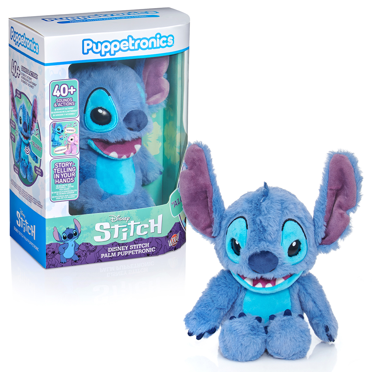 Інтерактивна м'яка іграшка Puppetronic BY REAL FX Palm серії "Disney" - Стіч