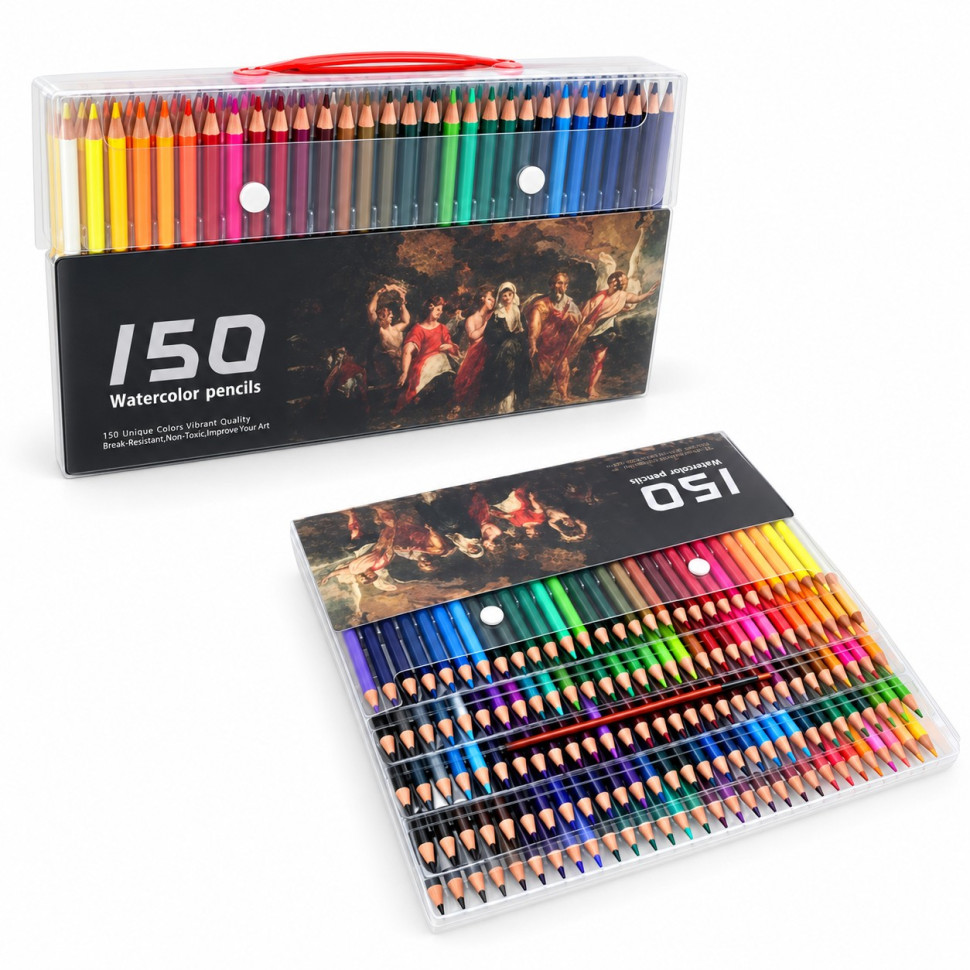 Набір олівців Watercolor QB-05885-150 в наборі 150 штук