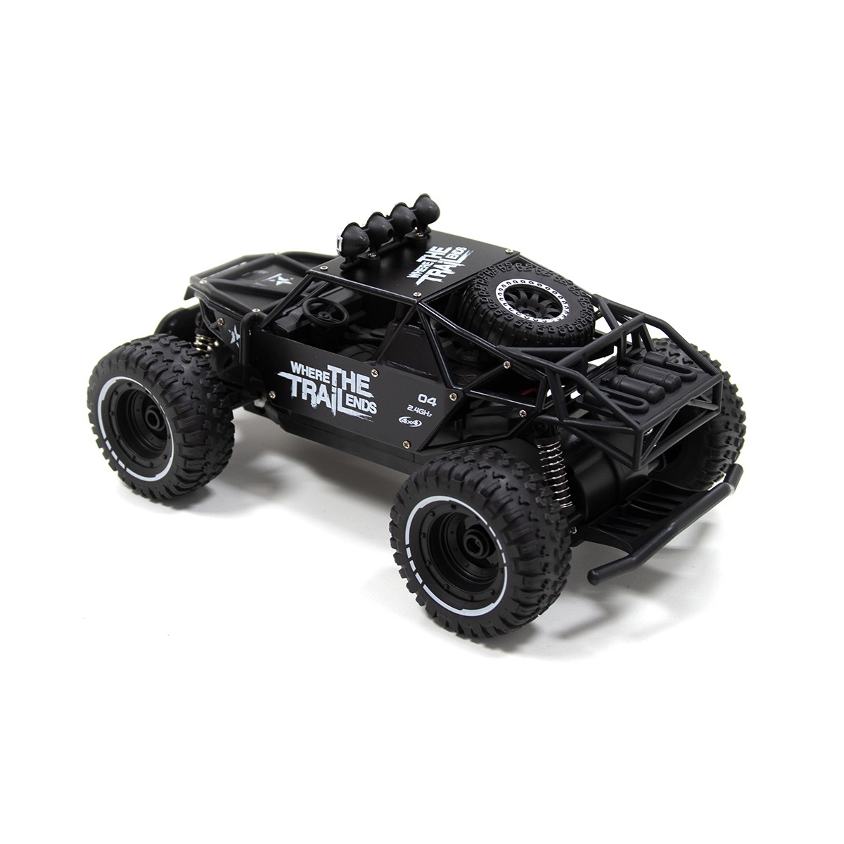 Автомобіль OFF-ROAD Crawler з р/к - RACE (матовий чорний, метал. корпус, акум.6V, 1:14) — фото 7