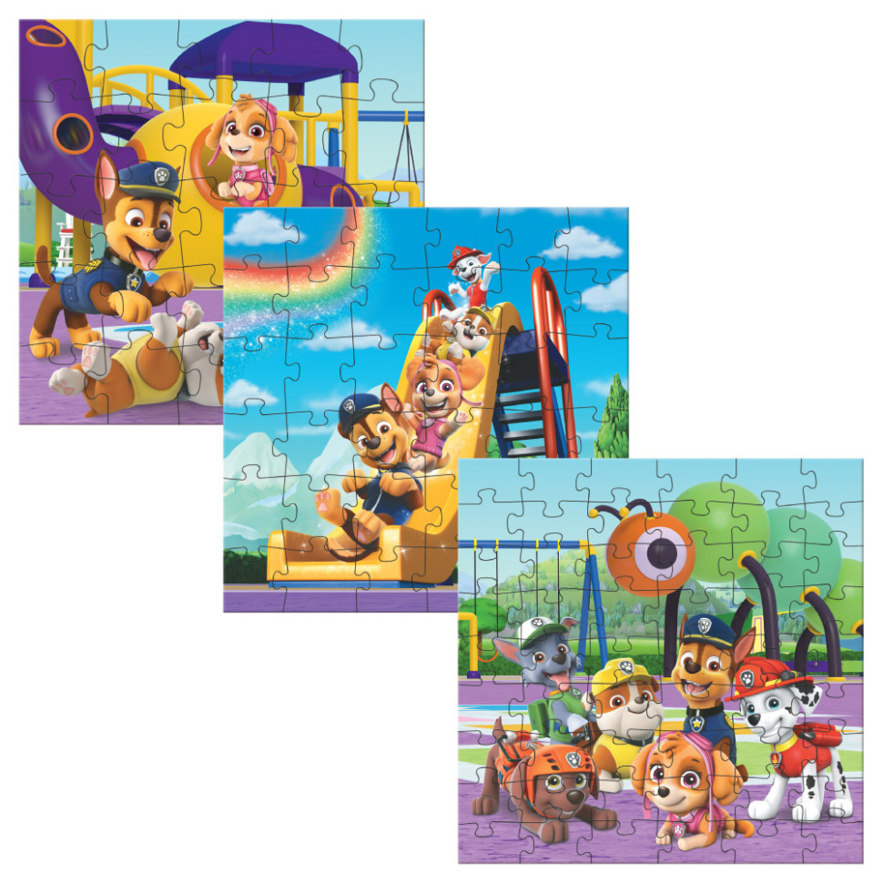 Дитячий пазл Ігровий майданчик Paw Patrol 200578, 3 в 1 — фото 3