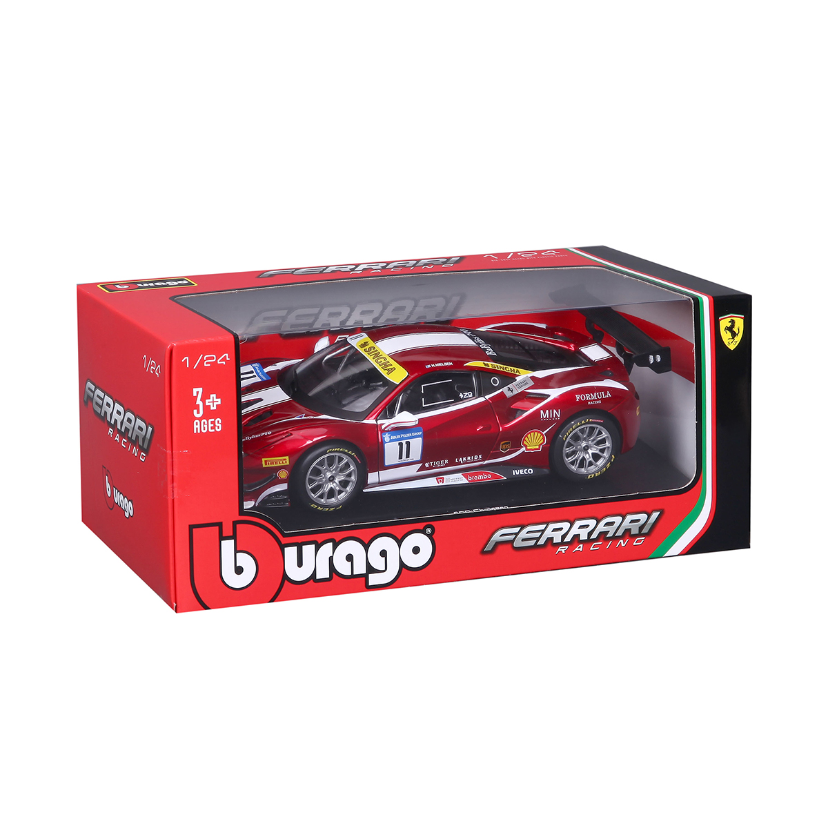Автомодель - Ferrari 488 Challenge (1:24) — фото 4