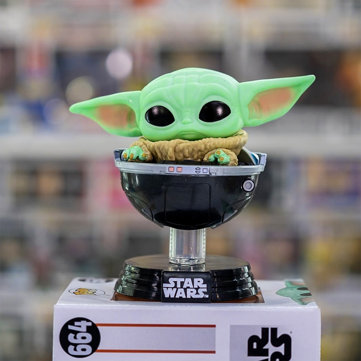 Игровая фигурка Funko POP! cерии "Мандалорец" – Малыш Грогу в Коляске — фото 3