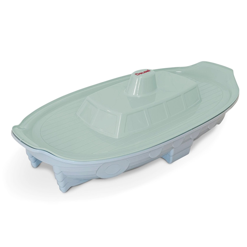 Дитяча пісочниця Корабель 03355/7, 140×72×40 см, з кришкою