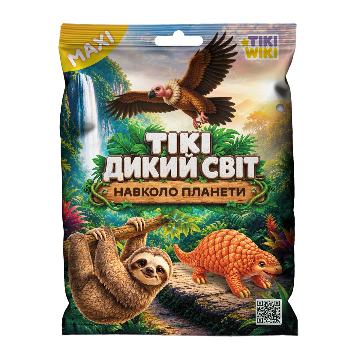 Дисплей стретч-іграшок у вигляді тварини Tiki Wiki – Тікі Дикий Світ: Навколо Планети (9 шт.) — фото 2