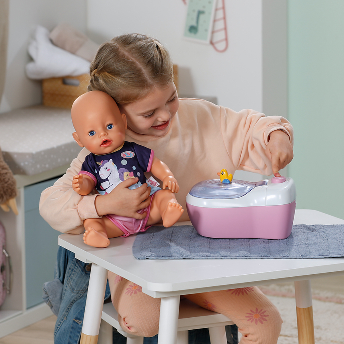 Інтерактивний унітазик для ляльки BABY born – Маленький Туалет (звук) — фото 7