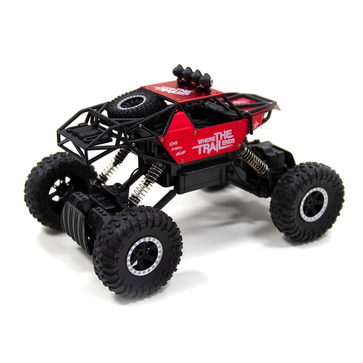 Автомобіль OFF-ROAD Crawler з р/к - Where THE Trail ENDS (червоний, акум. 7.2V, метал. корпус, 1:14) — фото 9