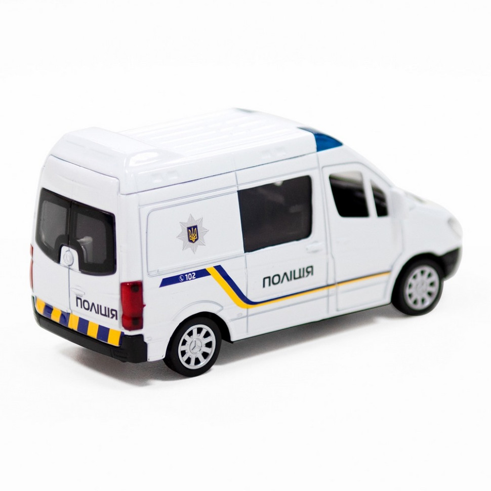 Автомодель дитяча Поліція Mersedes-Benz Sprinter TechnoDrive 250294 інерційна — фото 3