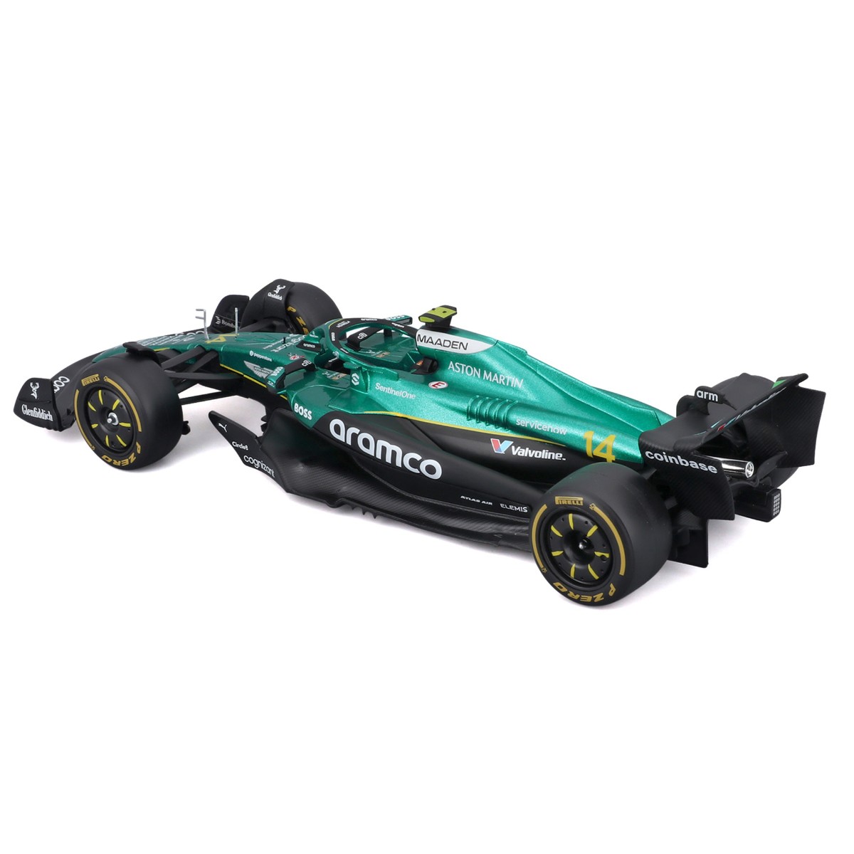 Автомодель с фигуркой – Aston Martin AMR25 (2025) (1:24) — фото 4